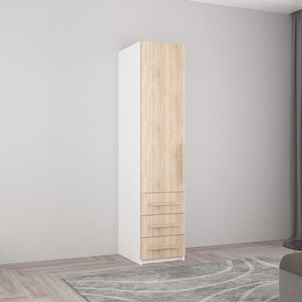 Dulap Smart-Home 0.45x0.56x2.0H m. cu polițe și sertare