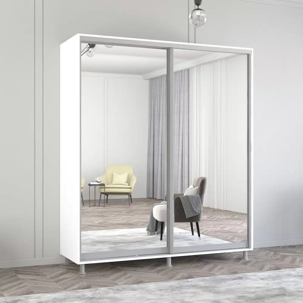 Dulap Aron-S (1.9m - 2.0m) uși glisante din oglinzi