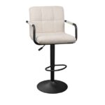 Scaun bar HECTOR White+Transprint Legs
