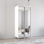 Dulap Aron-P (1.0m - 1.8m) uși glisante din oglinzi