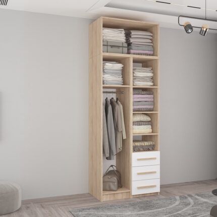 Dulap Smart-Home A+B+S 90x56x240/250/260H cm