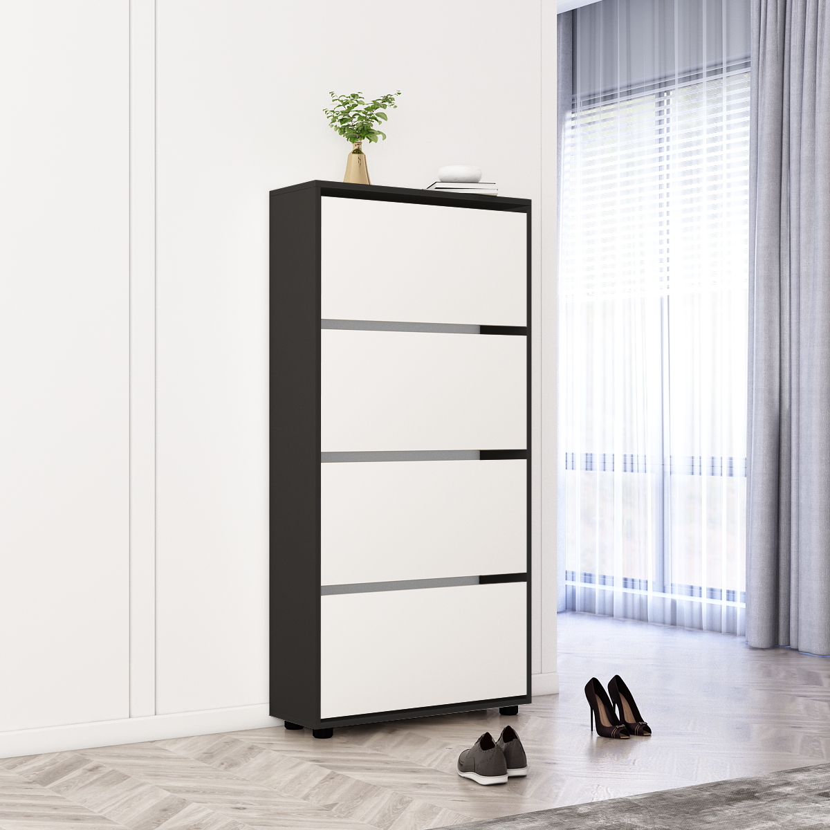 Pantofar Leo 80x27x164H cm