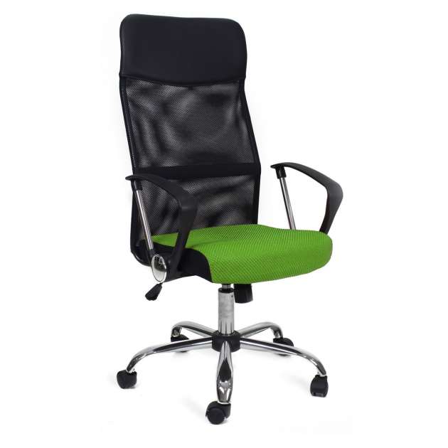 Fotoliu Birou F-63 Black+Green