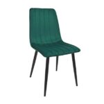 Scaun DC-90P N56 Catifea Green+Black Legs