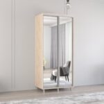 Dulap Aron-S (1.0m - 1.8m) uși glisante din oglinzi
