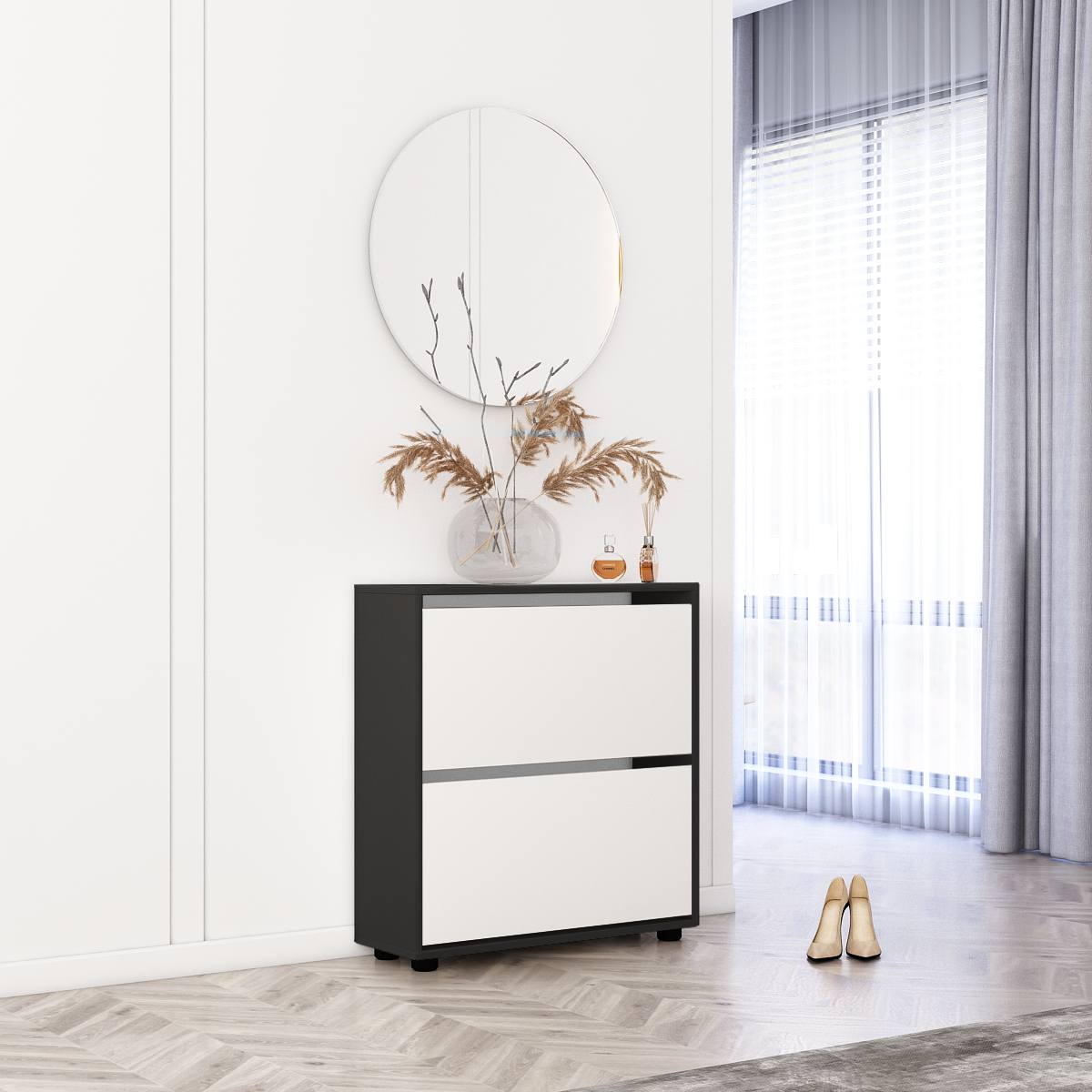Pantofar Leo 90x27x86H cm