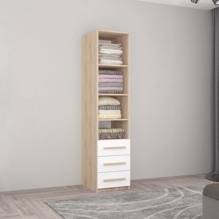 Dulap Smart-Home 0.40x0.56x2.0H m. cu polițe și sertare