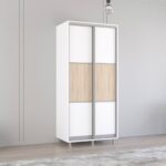 Dulap Aron-P (1.0m - 1.8m) uși glisante din PAL (K) orizontal