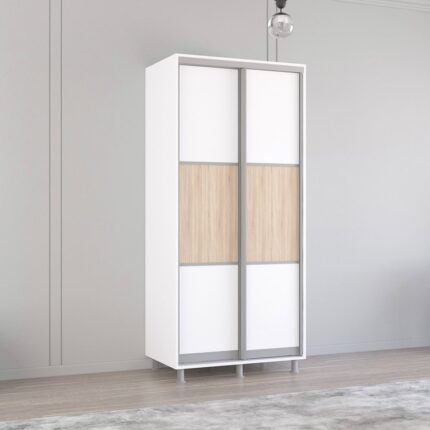 Dulap Aron-P (1.0m - 1.8m) uși glisante din PAL (K) orizontal