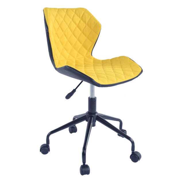 Fotoliu Birou BX-3030 BLACK+YELLOW