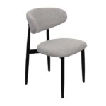 Scaun Meridian Grey + Black Legs