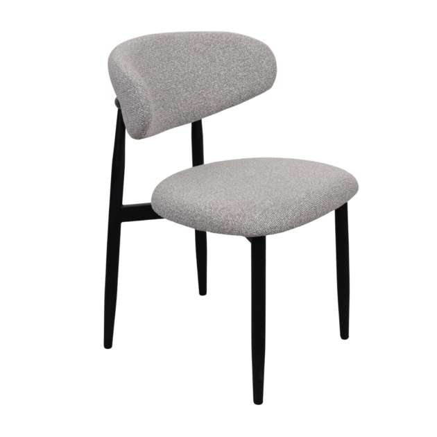 Scaun Meridian Grey + Black Legs