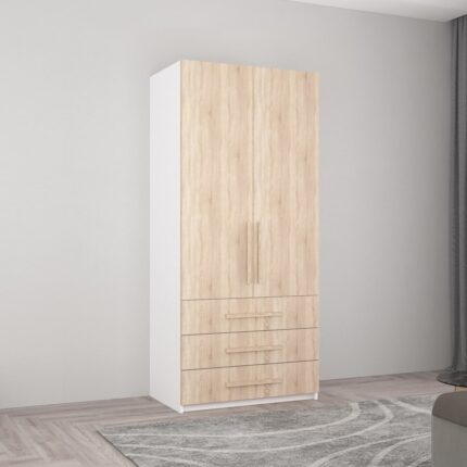 Dulap Smart-Home 0.90x0.56x2.0H m. cu polițe și sertare