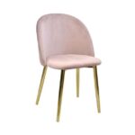 Scaun Maya Pink HLR25+Gold Legs