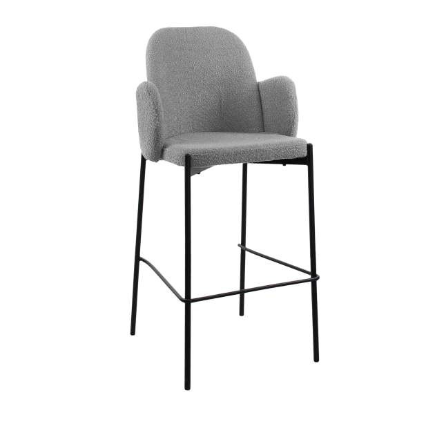 Scaun Bar Cosmo Dark Grey