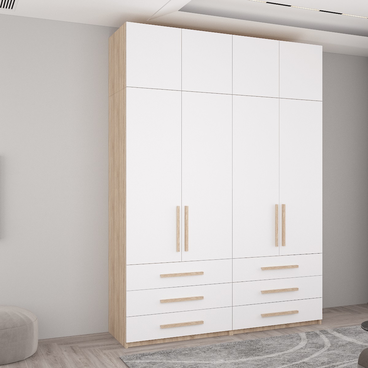Dulap Smart-Home A+A+S+S 180x56x240/250/260H cm