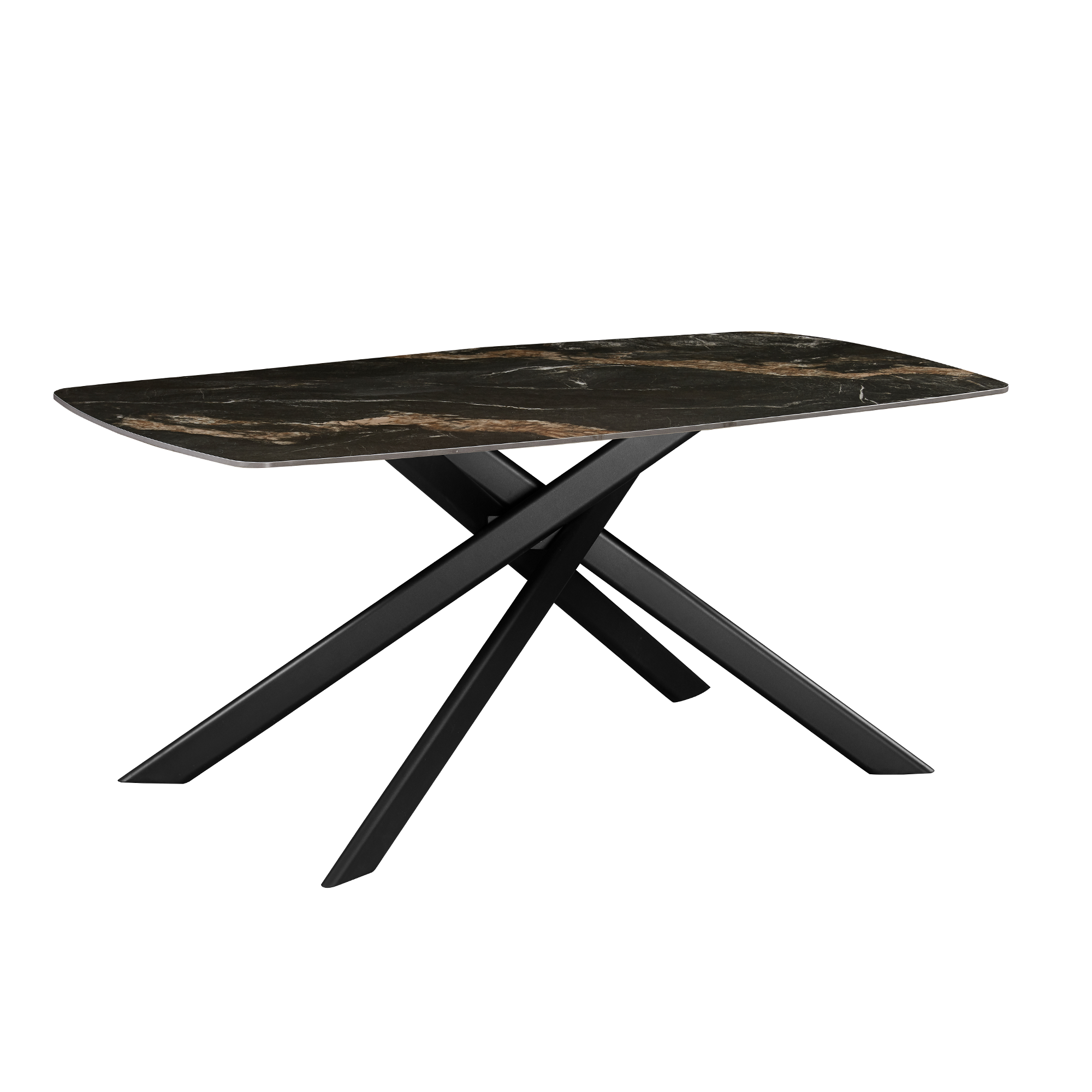 Masă Lunaria 180x90 cm Black