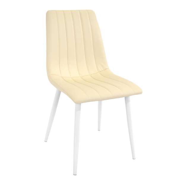 Scaun DC-90P White PU+White legs