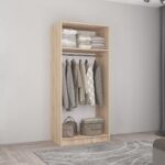 Dulap Smart-Home 1.0x0.56x2.0H m. cu bară p/u umerașe