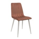 Scaun DC-90P N44 Catifea Rusty+White Legs