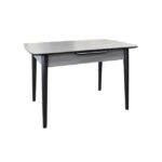 Masa Granna Grey + Black Legs