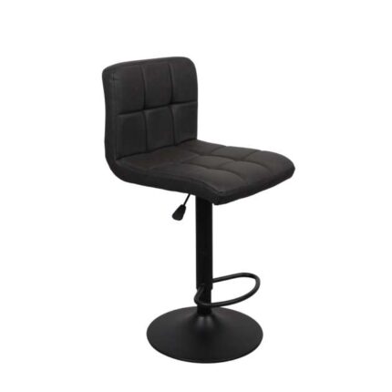Scaun de bar SB-044 BlackPU (WAX424)+Black Leg