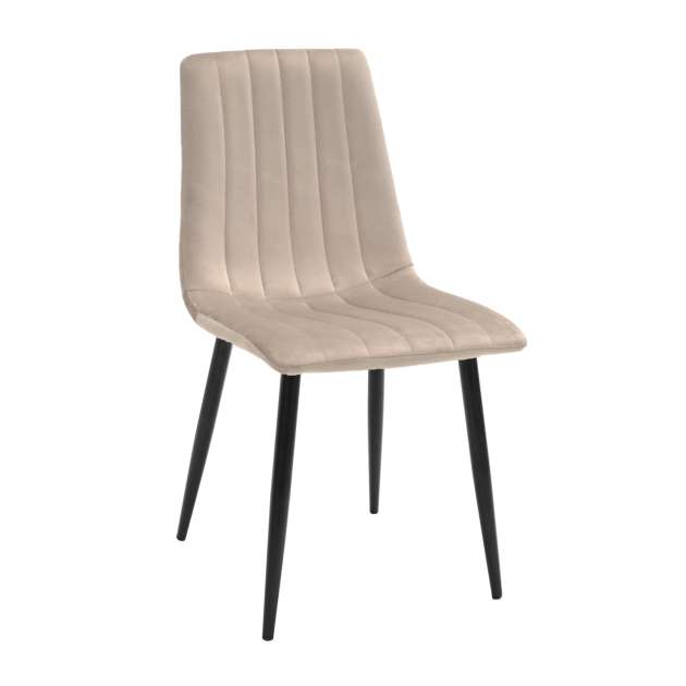 Scaun DC-90P N9 Catifea Beige+Black Legs