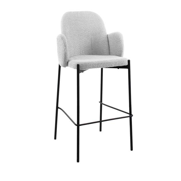 Scaun Bar Cosmo Light Grey