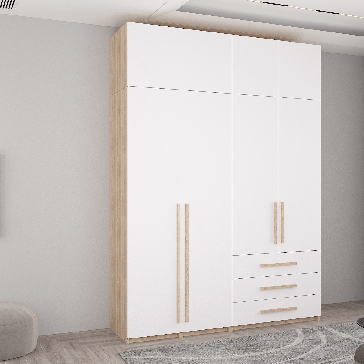 Dulap Smart-Home A+A+B+P+S 180x56x240/250/260H cm