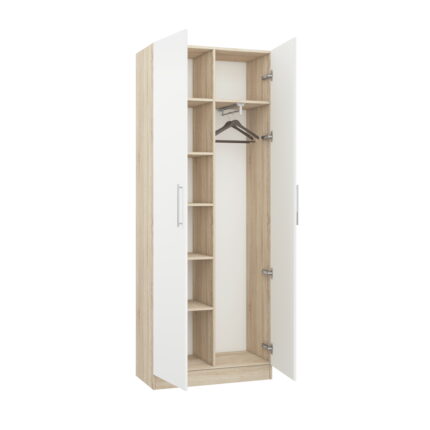 Dulap haine combinat Practik (80x40x210H cm)