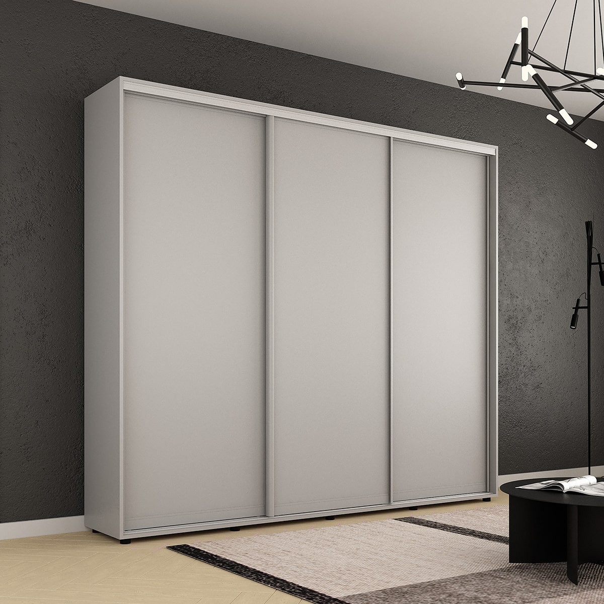 Dulap Compact (2.4-2.7m.) uși glisante PAL