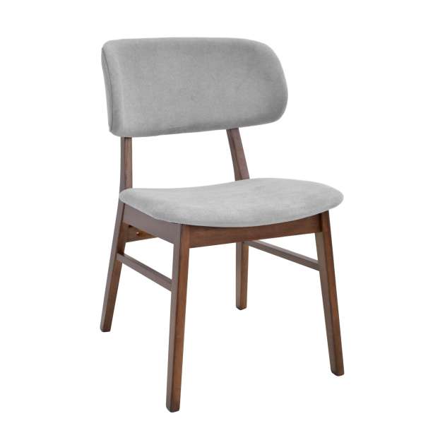 Scaun Uni Fg22616-15 Smoke+Wood Legs