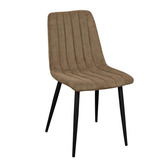 Scaun DC-90 BGF166-7 Brown Velvet+Black Legs