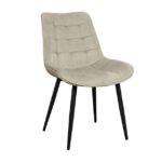 Scaun Hans Catifea Camel HLR9+Black Legs