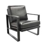 Fotoliu York Pu Black