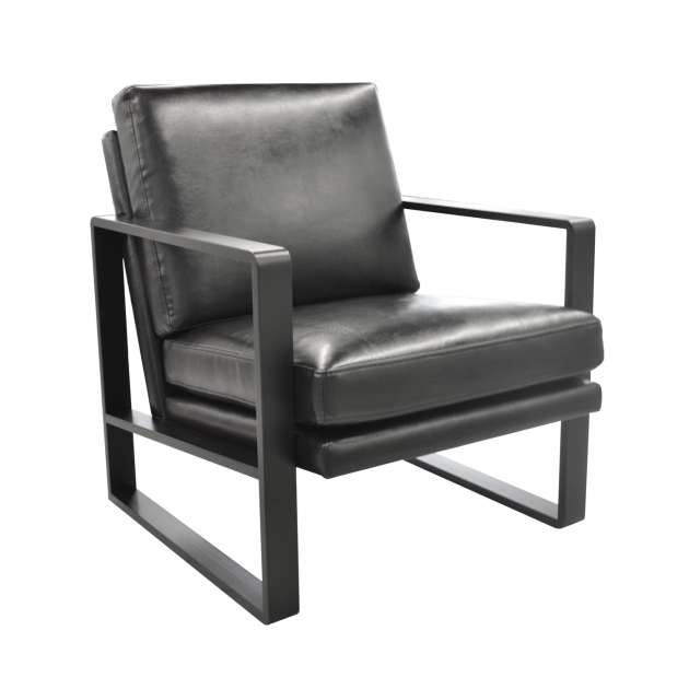 Fotoliu York Pu Black