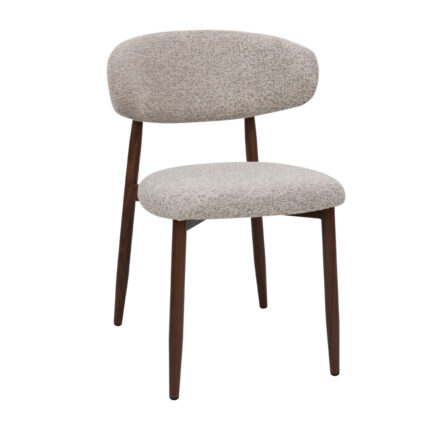 Scaun Meridian Light Brown (OTE Miami 160 Taupe) + Wooden Legs