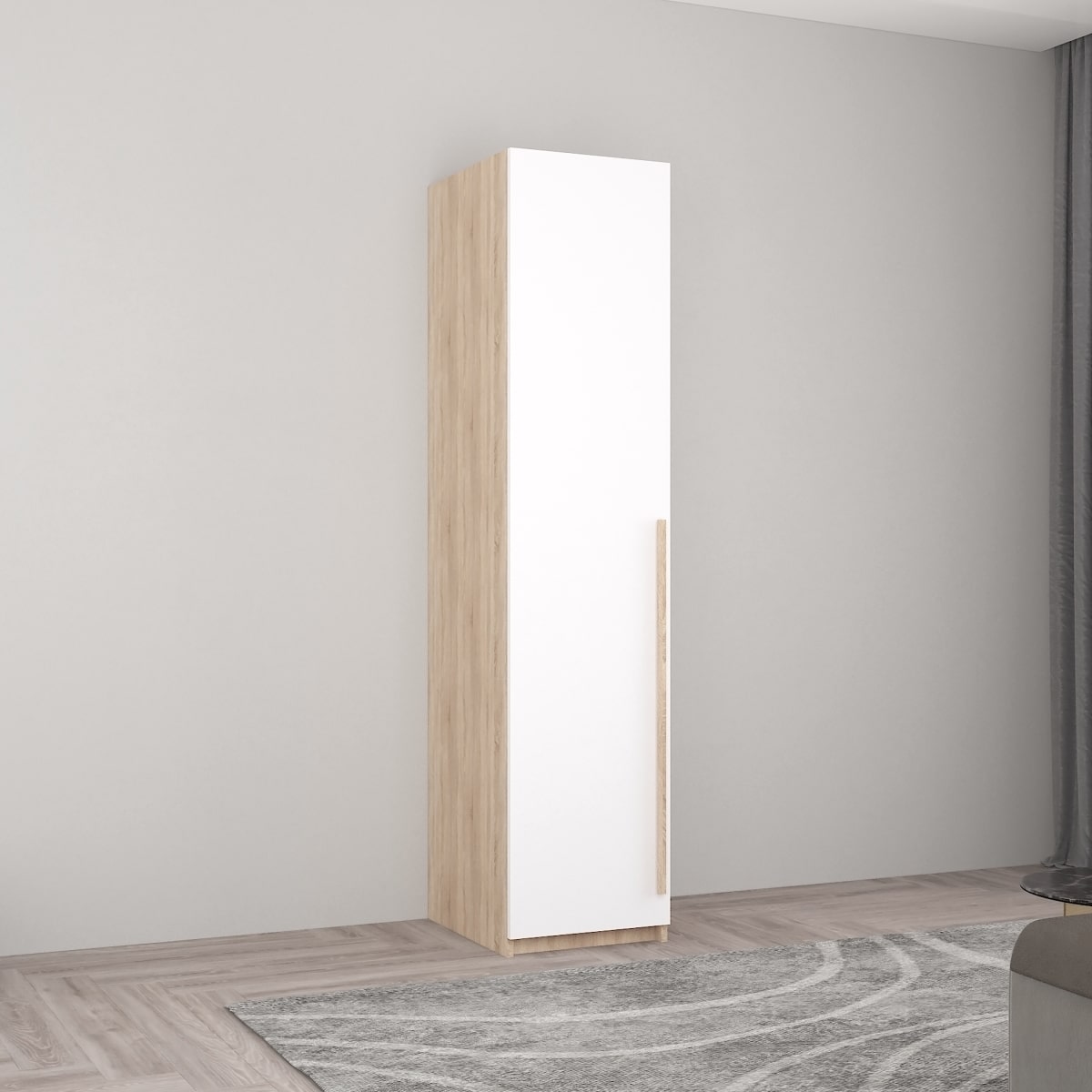 Dulap Smart-Home 0.40x0.56x2.0H m. cu bară p/u umerașe