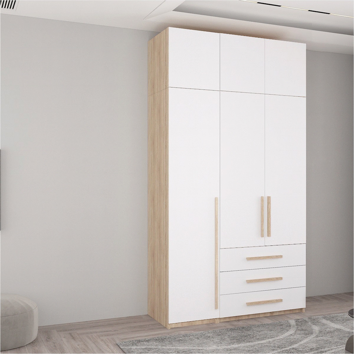 Dulap Smart-Home A+A+P+S 135x56x240/250/260H cm