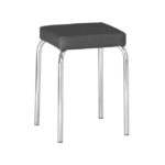 Taburet TUTTI Chrome V-4 Black