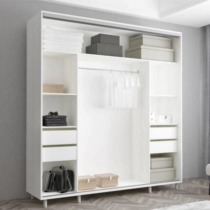 Dulap Aron-S (1.9m - 2.0m) uși glisante din oglinzi