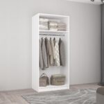 Dulap Smart-Home 0.90x0.56x2.0H m. cu bară p/u umerașe