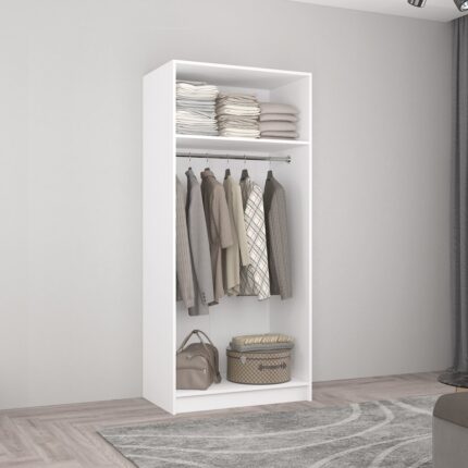 Dulap Smart-Home 1.0x0.56x2.0H m. cu bară p/u umerașe