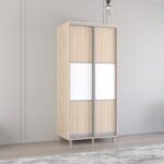 Dulap Aron-P (1.0m - 1.8m) uși glisante din PAL (K) orizontal