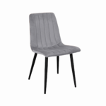 Scaun DC-90P N14 Catifea Light Grey+Black Legs