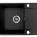 NONA SOLO BLACK 560x440 Backer Chiuveta