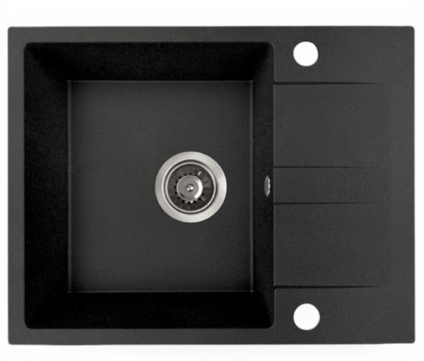 NONA SOLO BLACK 560x440 Backer Chiuveta