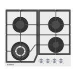Plită gaze Backer Riki 6004 Turbo WH White