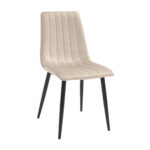 Scaun DC-90P N7 Catifea Capucino+Black Legs
