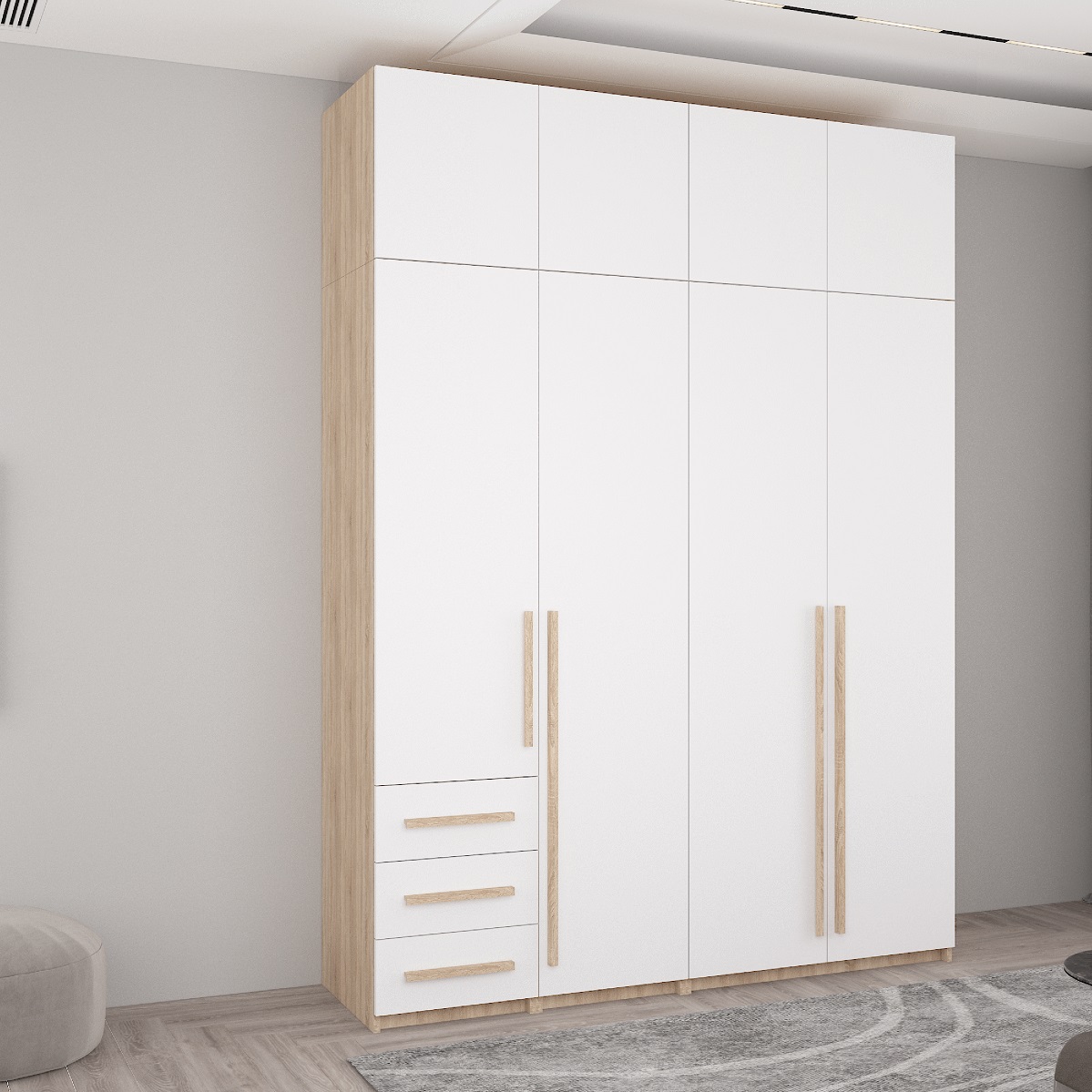 Dulap Smart-Home A+A+B+P+S 180x56x240/250/260H cm
